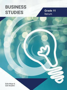Consumo Business Studies G11 Iterum/Workbook - 9780994658029