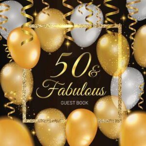 50th Birthday Guest Book - 9788395598425