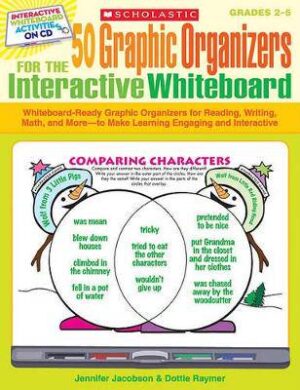 50 Graphic Organizers for Interactive Whiteboard - 9780545207157