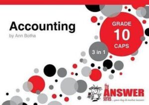Accounting G10 '3in1' (Answer Series) - 9781920297879