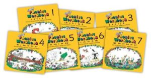 Jolly Phonics Workbooks 1-7: in Precursive Letters (American English edition) - 9781870946506