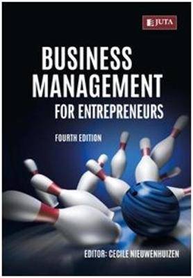 Business Management for Entrepreneurs 4th ed - 9781485129103