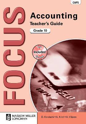 Focus Accounting Grade 10 TG - 9780636132092