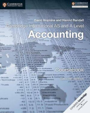 CIE AS & A Level Accounting - 9781316611227