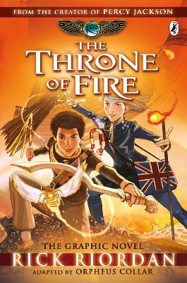 The Throne of Fire: The Graphic Novel (The Kane Chronicles Book 2) - 9780141366586