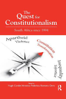 The Quest for Constitutionalism: South Africa since 1994 - 9780367600013