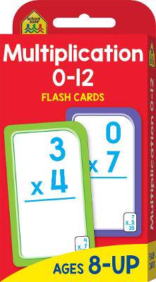 Multiplication 0-12  Flash Cards Ages 8+ - 9781488933745