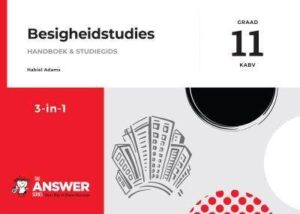 Die Antwoord-Reeks Graad 11 rekeningkunde 3 in 1 KABV studiegids - 9781920558345