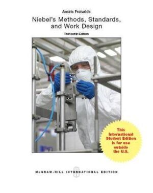Niebel's Methods  Standards & Work Design 13'th Ed - 9781259010668