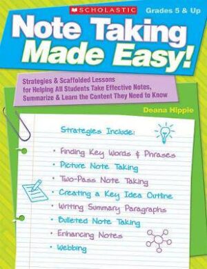 Note taking made easy - 9780545115926
