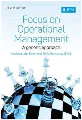 Focus on Operational Management: A Generi Approac - 9781485129226