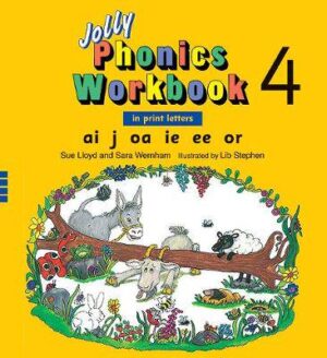 Jolly Phonics Workbook 4 (Print) - 9781844141012