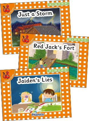 JL Orange Readers pre-cursive Set 4 Pk 3 UKC - 9781844145775