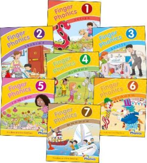 Jolly Phonics Finger Phonics (Pack of Books 1-7) NEW EDITION - 9781844146505