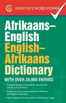 Afrikaans-English, English-Afrikaans Dictionary: With Over 28,000 Entries - 9781842058008