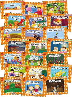 Jolly Orange Readers pre-cursive (Assorted Pack of 21 titles) British English - 9781844145812