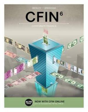 CFIN (with MindTap Finance  1 term (6 months) Prin - 9781337407342