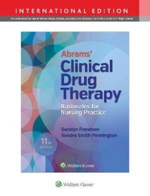 Abrams Clinical Drug Therapy 11th edition - 9781496365316