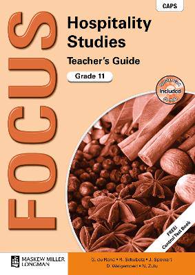 Focus hospitality studies CAPS: Gr 11: Teacher's guide - 9780636137479