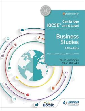 CIE IGCSE & O Level Business Studies 5'th Ed. - 9781510421233