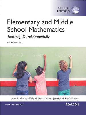Elementary and Middle School Mathematics 9ed - 9781292097695