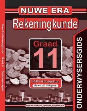Nuwe Era Rekeningkunde G11 TG CAPS - 9781920321888