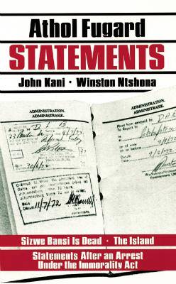 Statements (Fugard) - 9780930452612