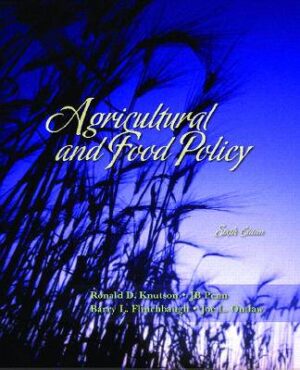 Agricultural and Food Policy 6th ed - 9780131718739