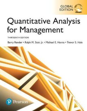 Quantitative Analysis for Management 13th edi - 9781292217659