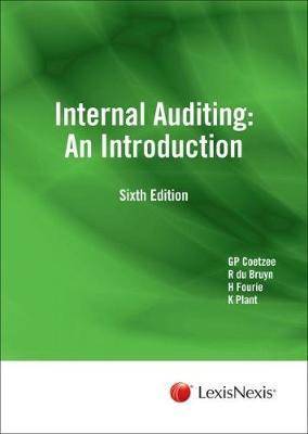 Internal Auditing: An Introduction 6th Ed. - 9780639000053