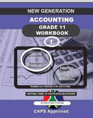 New Generation Accounting G11  Exercise Book CAPS - 9781920321925