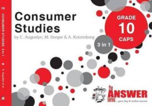 Consumer Studies G10 '3in1' (Answer) - 9781920297893