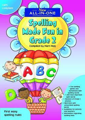 New All-In-One Spelling Made Fun in Grade 2 - 9781776071999