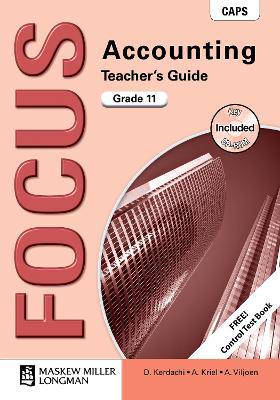 Focus Accounting Grade 11 TG Pack - 9780636137578