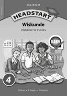 Headstart wiskunde: Gr 4: Onderwysersgids - 9780199056705