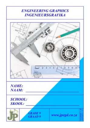 Engineering Graphics G9 Workbook (JPEGD) - 9780639956824